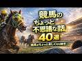 【寝ながら聴く】競馬のちょっと不思議な話40選
