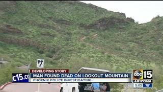 Man dead after falling off north Phoenix mountain