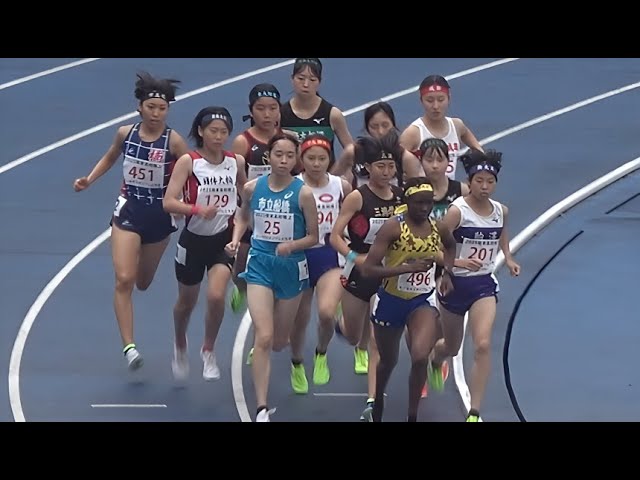決勝 南関東・北関東 女子1500m 関東高校陸上2025 インターハイ予選