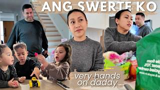 Na Appreciate Ng Extra Si Mister! Very Hands On Na Tatay! ❤️ | Rhazevlogs