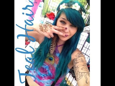 dyeing my hair teal youtube ion teal