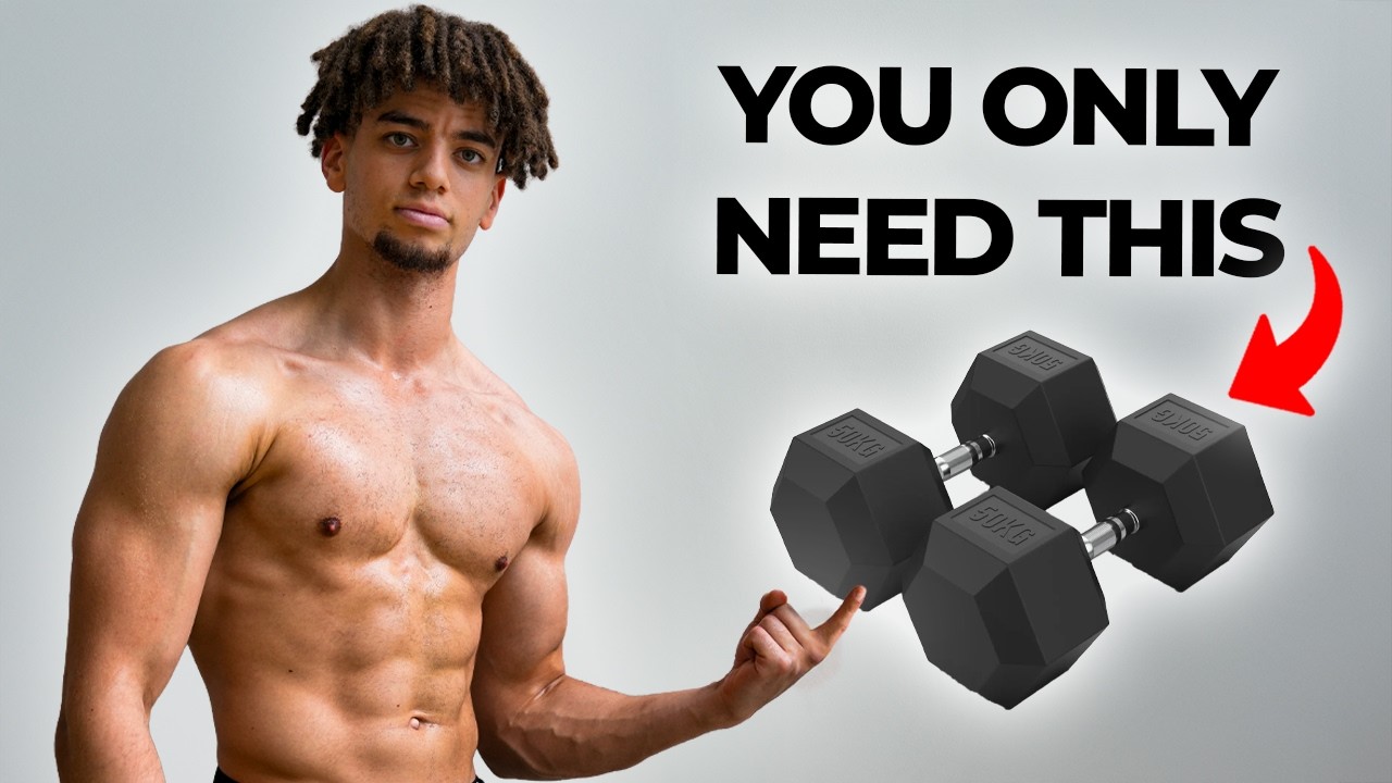 How To Build An Aesthetic Body With Dumbbells - YouTube