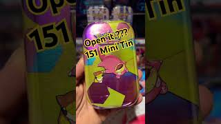 Pokémon 151 Mini Tin … Open it ??? #pokemon #151 #charizard #pikachu #pokemoncards #pokemonchannel