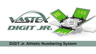 Vastex DiGiT Jr. Athletic Numbering System