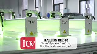 🔧 Factory Testing in Progress | IUV LED UV Curing System for Gallus EM410