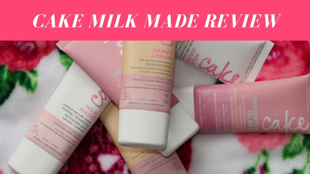 CAKE MILK MADE HAND CREAM REVIEW (MY MOM WALKS IN😂) YouTube
