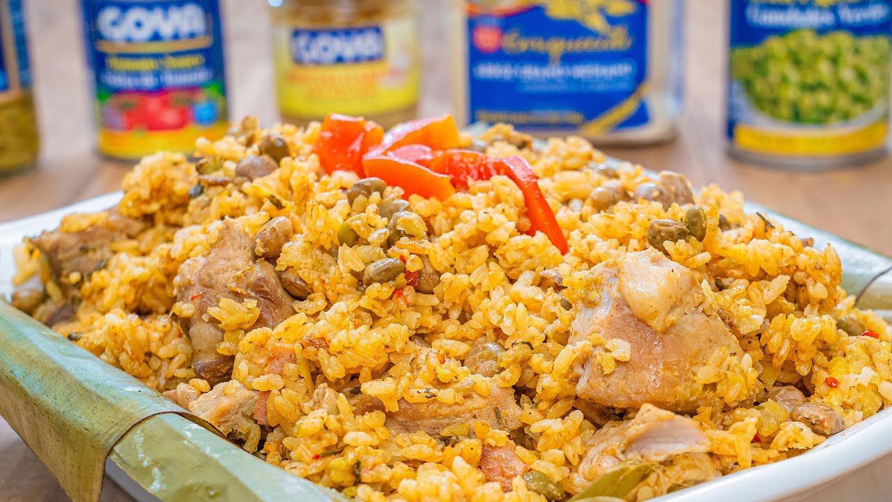 Arroz con Gandules Apastelado Goya YouTube