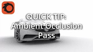 QUICK TIP: Ambient Occlusion Pass