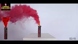 EG25 WIRE PULL MICRO SMOKE GRENADE   RED