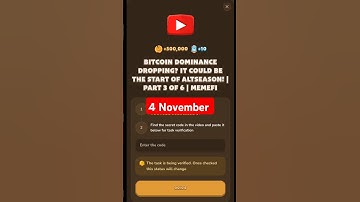 Bitcoin Dominance Dropping? It Could Be the Start of Altseason! |Part 3 of 6 | MemeFi #memefi #code