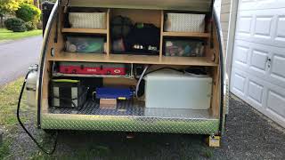 Propex HS2000 propane heater overview & configuration in my Colorado Teardrops Basedrop camper.
