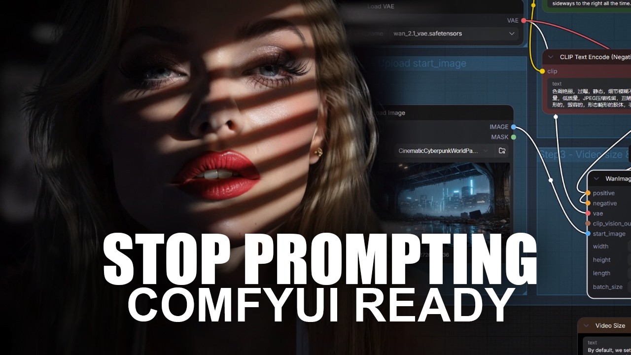 1,000 Cyberpunk Backgrounds for ComfyUI (Wan 2.2 Ready). Stop Prompting. Start Creating.