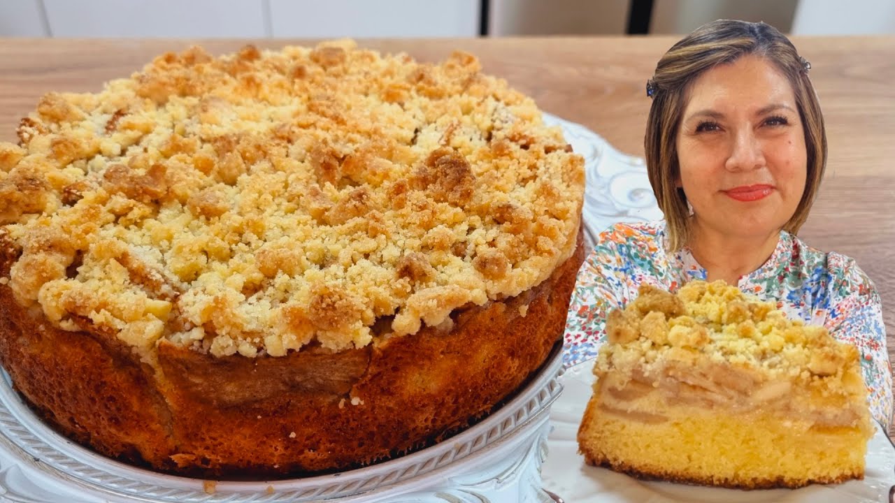 Kuchen de Manzana y Migas / Apple Crumble Cake / Silvana Cocina