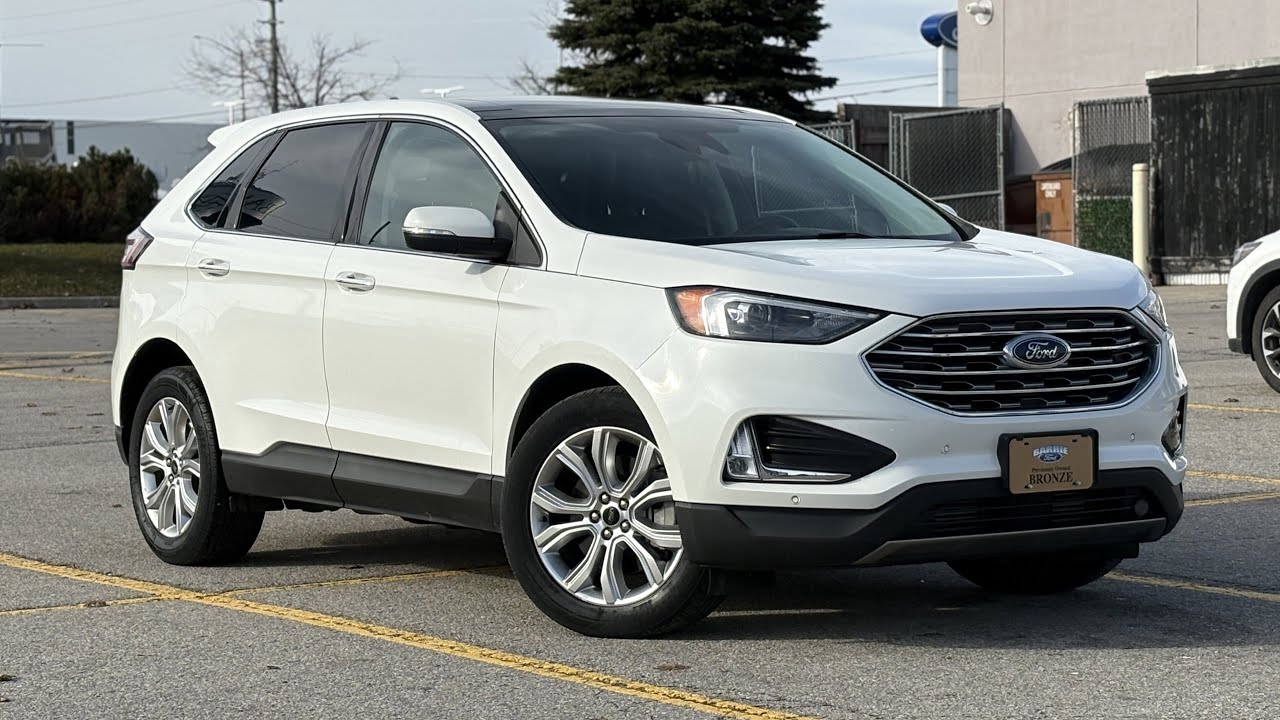 Used 2023 Ford Edge Titanium in White Metallic (