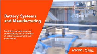 Battery Systems and Manufacturing Course