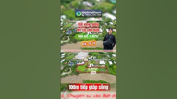 Bán đất view sông Trị Yên Cần Giuộc có 100m giáp sông 3307m² #batdongsan #cangiuoc #bandat #viewsong