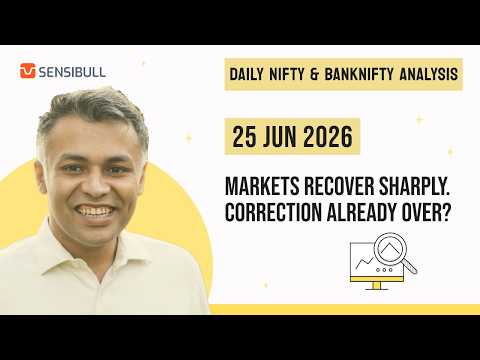 NIFTY & BANK NIFTY Analysis for Tomorrow | Stock Market Outlook | 25 June 2026, Thursday