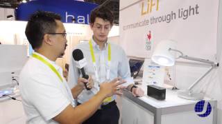 Basic6 Oneway Li-Fi at CES 2016 @JTechTV