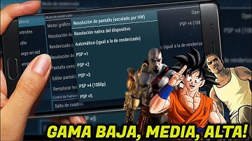 LA MEJOR CONFIGURACION para PPSSPP ANDROID (GAMA BAJA, MEDIA Y ALTA) 2025! QUITAR EL LAG 100%