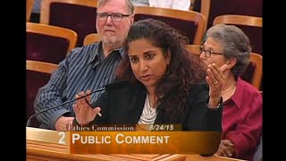 August 2015 Regular Ethics Commission Meeting