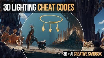 3D Lighting CHEAT CODES | 3D+AI Sandbox Ep. 4