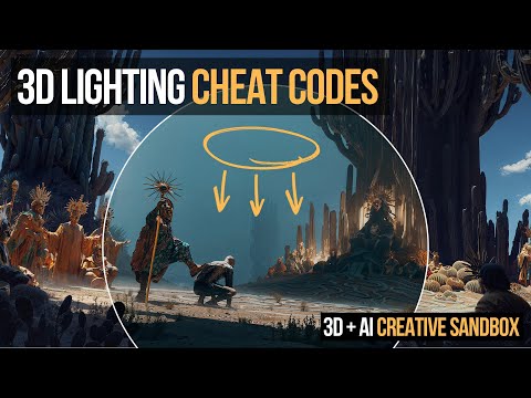3D Lighting CHEAT CODES 3D AI Sandbox Ep 4 