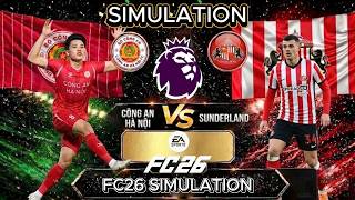 FC26 | CAHN FC vs Sunderland | Đối Đầu The Black Cats | FC26 Simulation Game screenshot 2