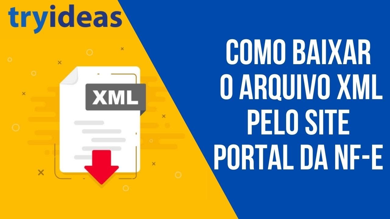 Como baixar o arquivo xml pelo site portal da nf e youtube