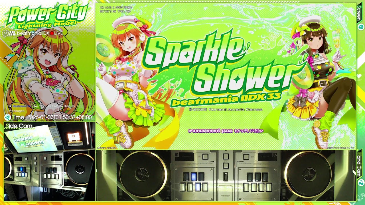 POWER CITY] beatmania IIDX 33 Sparkle Shower LIGHTNING MODEL Live