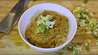 Red Lentil Dahl | Coconut Curry (High Protein Vegan Recipe)