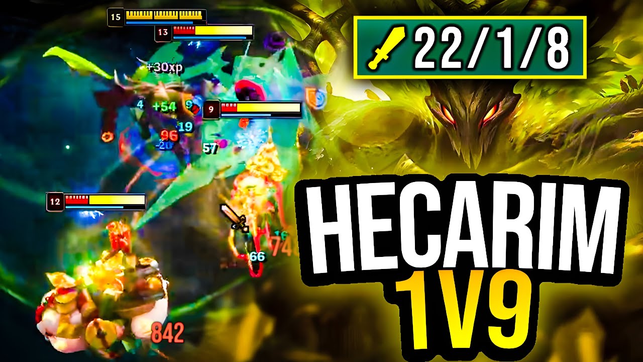 How To Carry 1v9 With Hecarim In Season 15