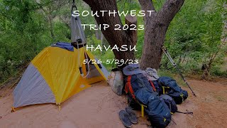 SOUTHWEST TRIP 2023 - 5/26 - 5/29/23 HAVASU FALLS