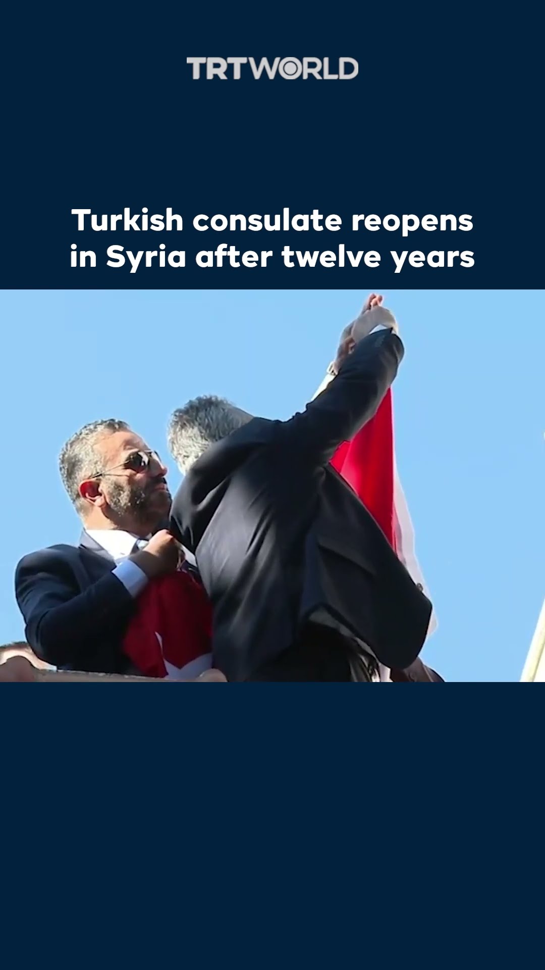 Turkish consulate reopens in Syria after twelve years