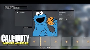 COD EMBLEM TUTORIAL |COOKIE MONSTER|
