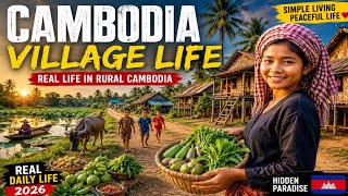 Inside Cambodia’s Beautiful Village Life || Hidden Rural Paradise