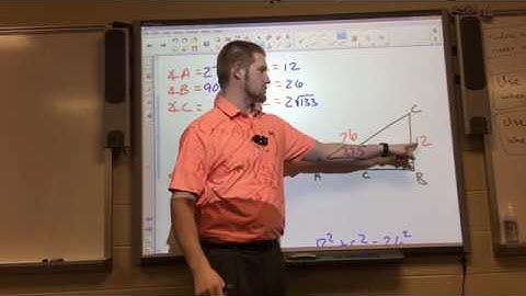 Geometry-9.6 Solving Right Triangles