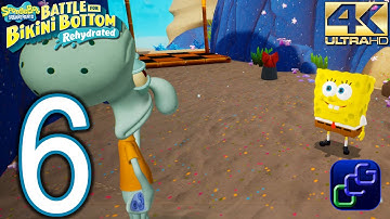 SpongeBob Rehydrated PC 4K Walkthrough - Part 6 - Rock Bottom, Sand Mountain