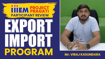 Participant Review About Our Project Pragati  | Viraj Kasundara | Export Import Business