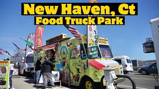 An Amazing Food Truck Strip in New Haven, Ct. Mustvisit before eating the New Haven Pizza.