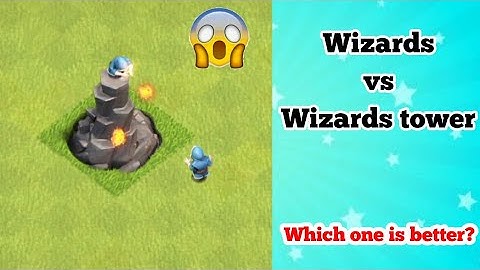 Every level Wizard Tower vs Every level Fire wizards |Clash of clans gameplay
