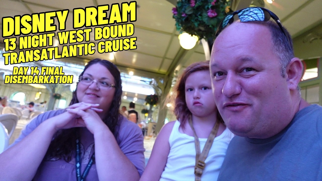 Disney Dream 13 night westbound Transatlantic cruise day 14 Disembarkation 9/27/2026