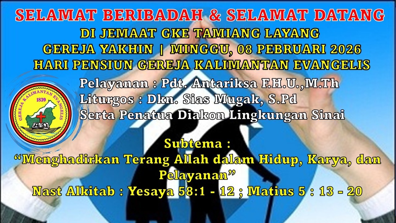 Minggu, 08 Pebruari 2026 | Hari Pensiun GKE