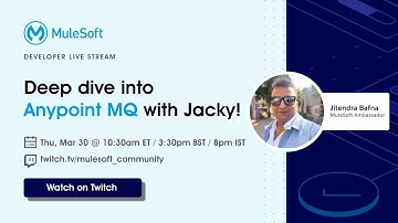 Deep dive into Anypoint MQ with Jacky! | live coding | MuleSoft | queues