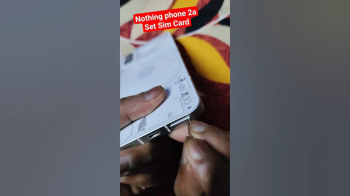 Nothing phone 2a Set Sim Card | nothing phone 2a Sim card | #shorts #trending #viral #shortsvideo #