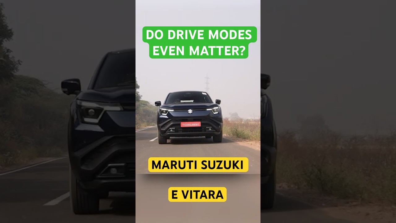 Maruti Suzuki e Vitara Drive Modes Tested | Real World Difference?