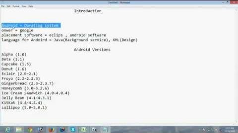 Android tutorial in hindi Part_1(Introduction)