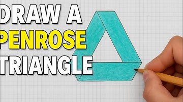 How to Draw the Impossible Triangle (Penrose Triangle Tutorial)#drawing #art #viralvideo #viral