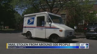Mail Stolen From Around 100 People in Ingham County