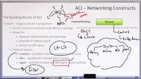 5  Tenants and Contexts and Bridge Domains Oh My!