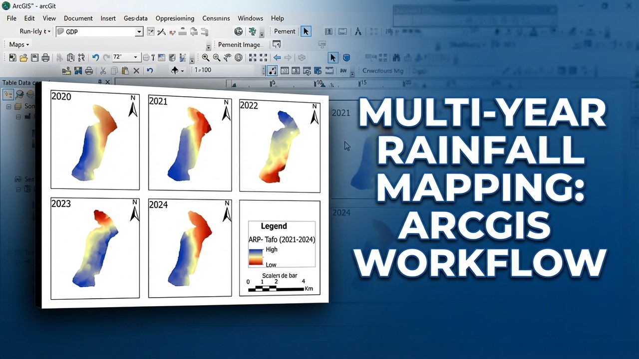 Multi-Year Rainfall Mapping: Complete ArcGIS Workflow - YouTube